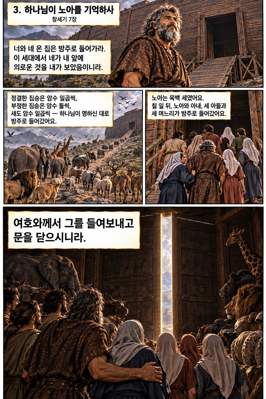 하나님이 노아를 기억하사 1