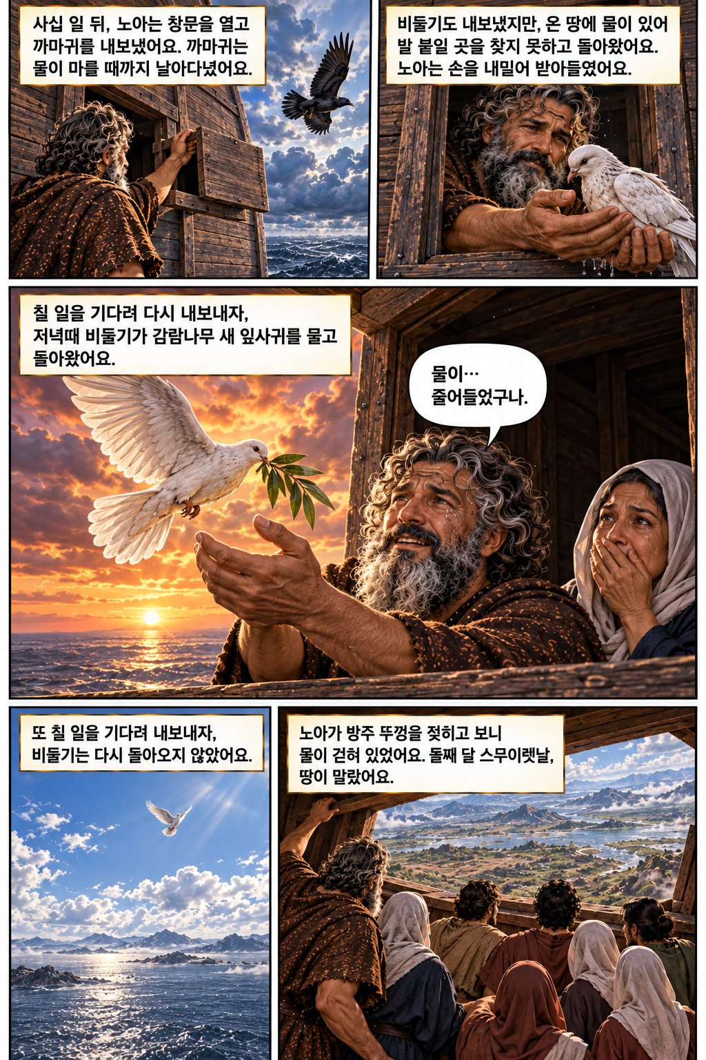 하나님이 노아를 기억하사 4