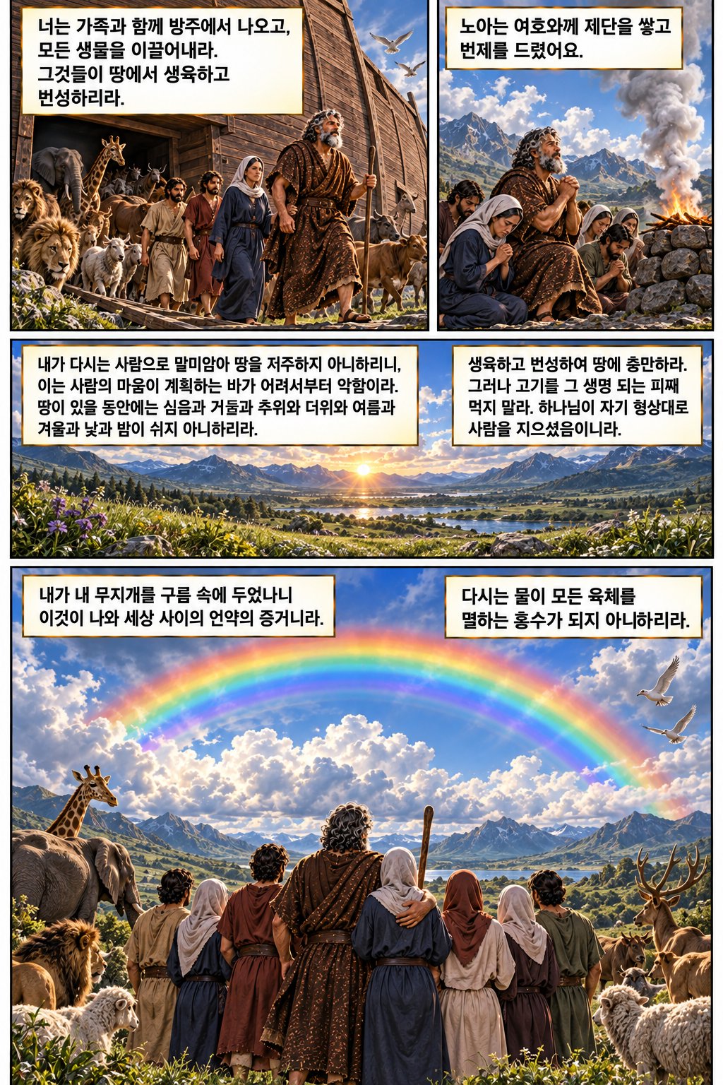하나님이 노아를 기억하사 5