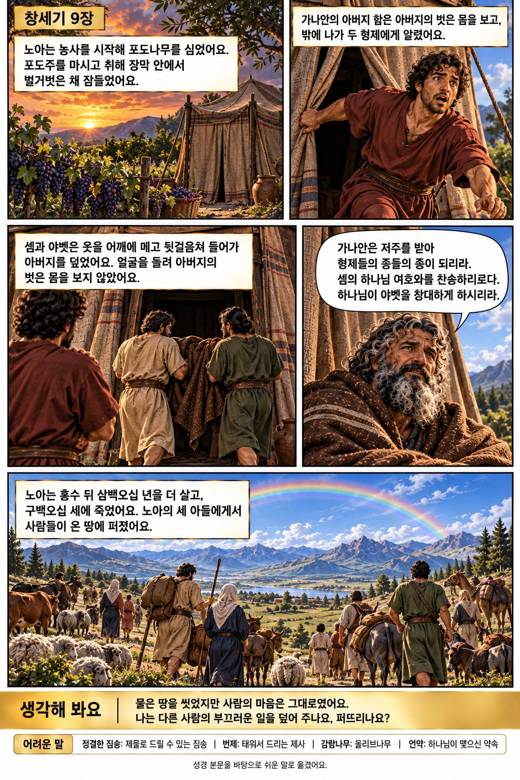 하나님이 노아를 기억하사 6